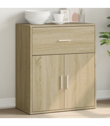 vidaXL Sideboard Sonoma Oak 60x31x70 cm Engineered Wood — V0672047734