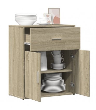 vidaXL Sideboard Sonoma Oak 60x31x70 cm Engineered Wood — V0672047734