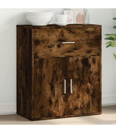 vidaXL Sideboard Smoked Oak 60x31x70 cm Engineered Wood — V0672047736