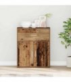 vidaXL Sideboard with Drawer Old Wood 60 x 31 x 70 cm Engineered Wood