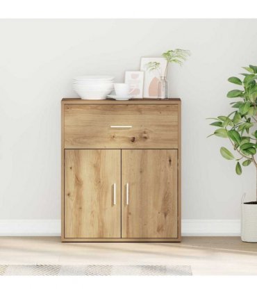 vidaXL Sideboard Artisan Oak 60 x 31 x 70 cm Engineered Wood