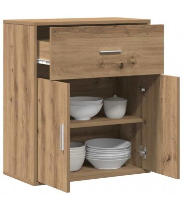 vidaXL Sideboard Artisan Oak 60 x 31 x 70 cm Engineered Wood
