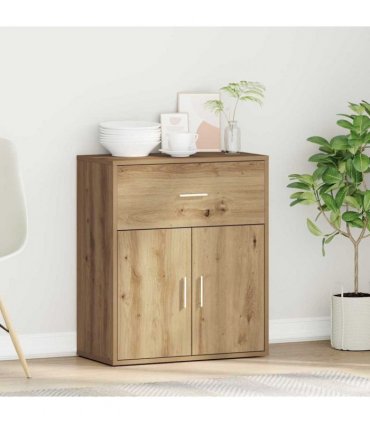 vidaXL Sideboard Artisan Oak 60 x 31 x 70 cm Engineered Wood