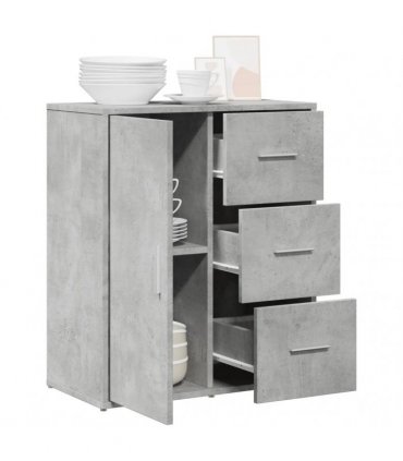 vidaXL Sideboard Concrete Grey 60x31x70 cm Engineered Wood — V0672047742