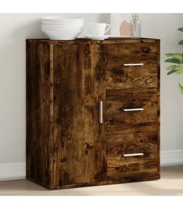 vidaXL Sideboard Smoked Oak 60x31x70 cm Engineered Wood — V0672047744