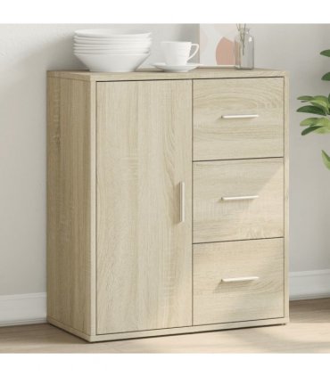 vidaXL Sideboard Sonoma Oak 60x31x70 cm Engineered Wood — V0672047746