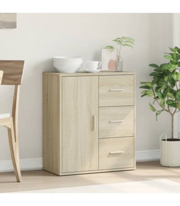 vidaXL Sideboard Sonoma Oak 60x31x70 cm Engineered Wood — V0672047746