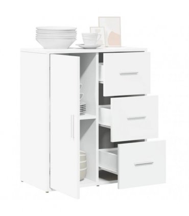 vidaXL Sideboard White 60x31x70 cm Engineered Wood — V0672047747