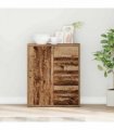 vidaXL Sideboard with Drawer Old Wood 60 x 31 x 70 cm Engineered Wood — V0672047748