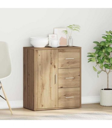 vidaXL Sideboard Artisan Oak 60 x 31 x 70 cm Engineered Wood — V0672047749
