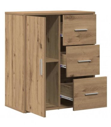 vidaXL Sideboard Artisan Oak 60 x 31 x 70 cm Engineered Wood — V0672047749