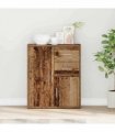 vidaXL Sideboard with Drawer Old Wood 60 x 31 x 70 cm Engineered Wood — V0672047754