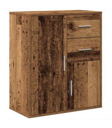 vidaXL Sideboard with Drawer Old Wood 60 x 31 x 70 cm Engineered Wood — V0672047754
