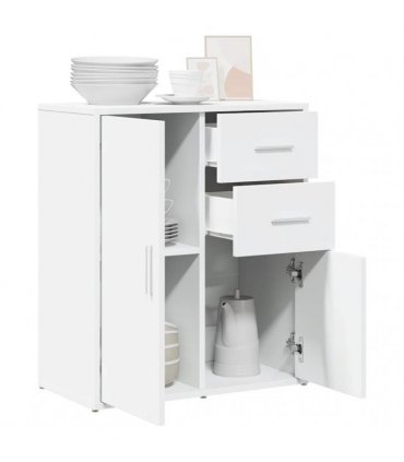 vidaXL Sideboard White 60x31x70 cm Engineered Wood — V0672047756