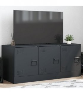 vidaXL TV Cabinet Anthracite 99x39x44 cm Steel