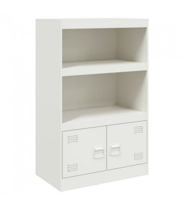 vidaXL Sideboard White 67x39x107 cm Steel