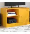 vidaXL TV Cabinet Mustard Yellow 67x39x44 cm Steel