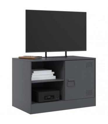 vidaXL TV Cabinets 2 pcs Anthracite 67x39x44 cm Steel — V0672047900