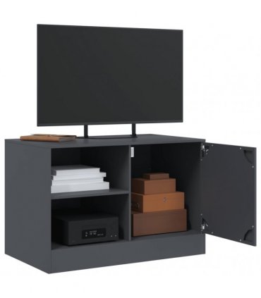 vidaXL TV Cabinets 2 pcs Anthracite 67x39x44 cm Steel — V0672047900