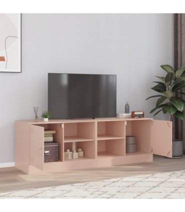vidaXL TV Cabinets 2 pcs Pink 67x39x44 cm Steel — V0672047904