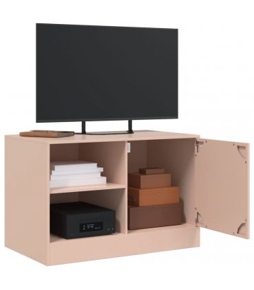vidaXL TV Cabinets 2 pcs Pink 67x39x44 cm Steel — V0672047904