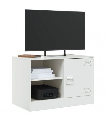 vidaXL TV Cabinets 2 pcs White 67x39x44 cm Steel — V0672047909