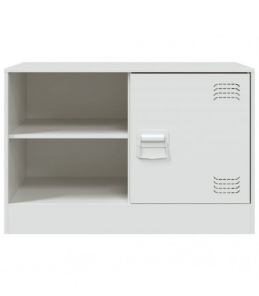 vidaXL TV Cabinets 2 pcs White 67x39x44 cm Steel — V0672047909