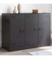 vidaXL Sideboard Black 99x39x73 cm Steel