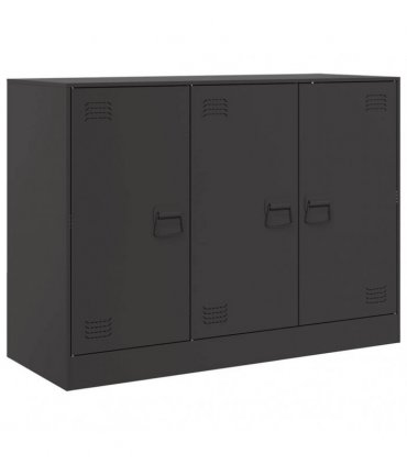 vidaXL Sideboard Black 99x39x73 cm Steel