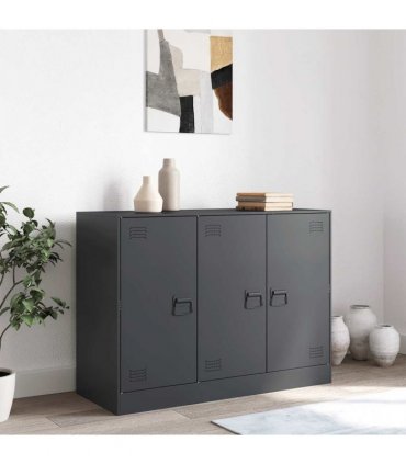 vidaXL Sideboard Anthracite 99x39x73 cm Steel