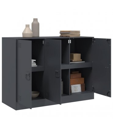 vidaXL Sideboard Anthracite 99x39x73 cm Steel