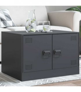 vidaXL Coffee Table Anthracite 67x50x44 cm Steel