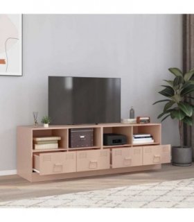 vidaXL TV Cabinets 2 pcs Pink 67x39x44 cm Steel — V0672047940