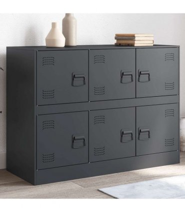 vidaXL Sideboard Anthracite 99x39x73 cm Steel — V0672047980