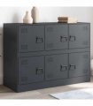 vidaXL Sideboard Anthracite 99x39x73 cm Steel — V0672047980