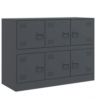 vidaXL Sideboard Anthracite 99x39x73 cm Steel — V0672047980
