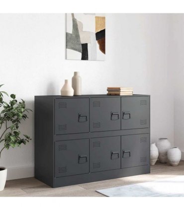 vidaXL Sideboard Anthracite 99x39x73 cm Steel — V0672047980