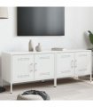 vidaXL TV Cabinets 2 pcs White 68x39x50.5 cm Steel