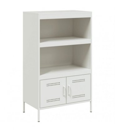 vidaXL Highboard White 68x39x113 cm Steel