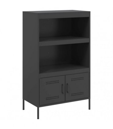 vidaXL Highboard Black 68x39x113 cm Steel