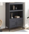 vidaXL Highboard Anthracite 68x39x113 cm Steel