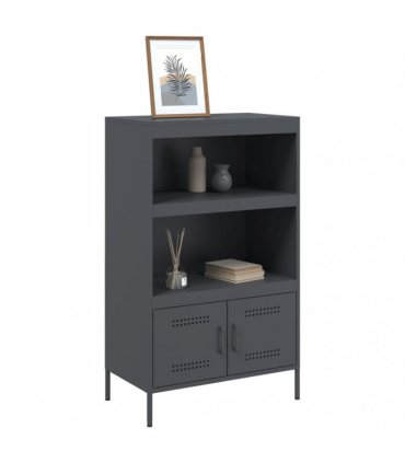 vidaXL Highboard Anthracite 68x39x113 cm Steel