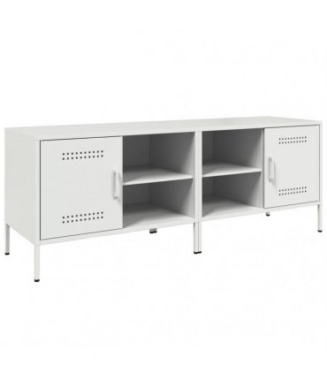 vidaXL TV Cabinets 2 pcs White 68x39x50.5 cm Steel — V0672048176