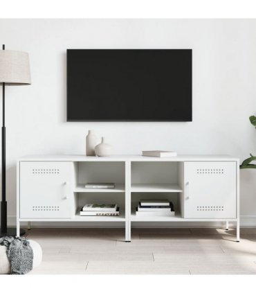 vidaXL TV Cabinets 2 pcs White 68x39x50.5 cm Steel — V0672048176