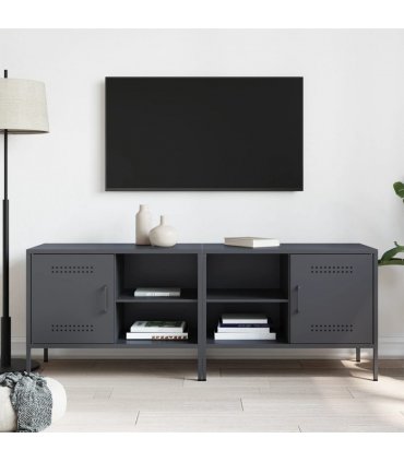 vidaXL TV Cabinets 2 pcs Anthracite 68x39x50.5 cm Steel