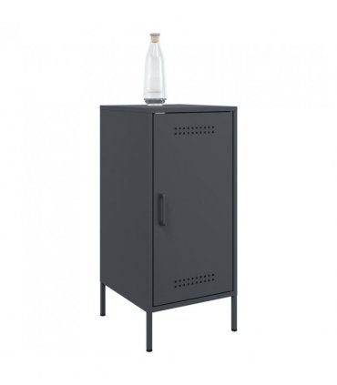 vidaXL Sideboards 2 pcs Anthracite 36x39x79 cm Steel
