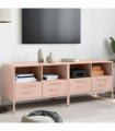vidaXL TV Cabinets 2 pcs Pink 68x39x50.5 cm Steel — V0672048211