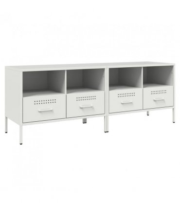 vidaXL TV Cabinets 2 pcs White 68x39x50.5 cm Steel — V0672048213