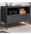 vidaXL TV Cabinet Anthracite 68x39x50.5 cm Steel