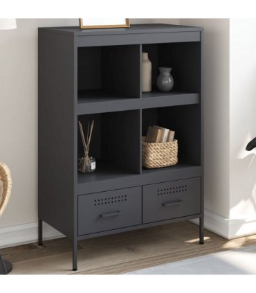 vidaXL Highboard Anthracite 68x39x101.5 cm Steel